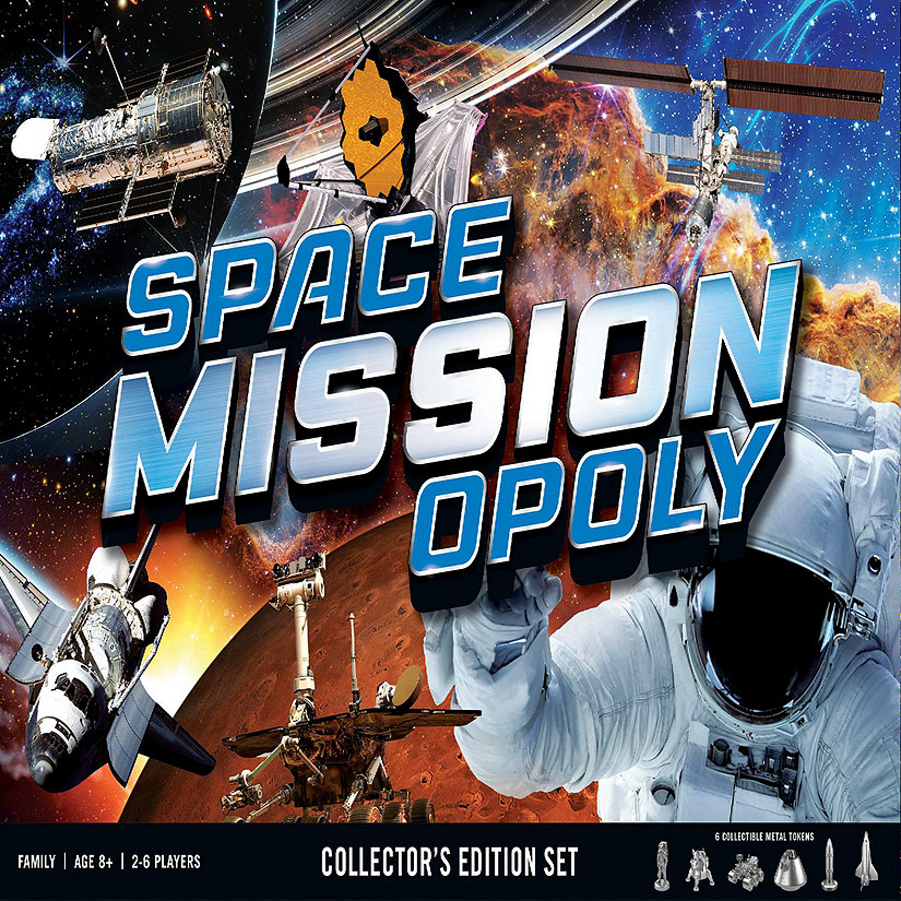 MasterPieces Family Board Games -&#160;Space Mission Opoly Image