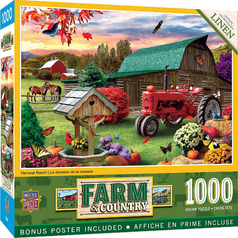 MasterPieces Farm & Country - Harvest Ranch 1000 Piece Jigsaw Puzzle Image