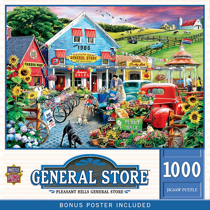 MasterPieces General Store - Pleasant Hills 1000 Piece Jigsaw Puzzle Image