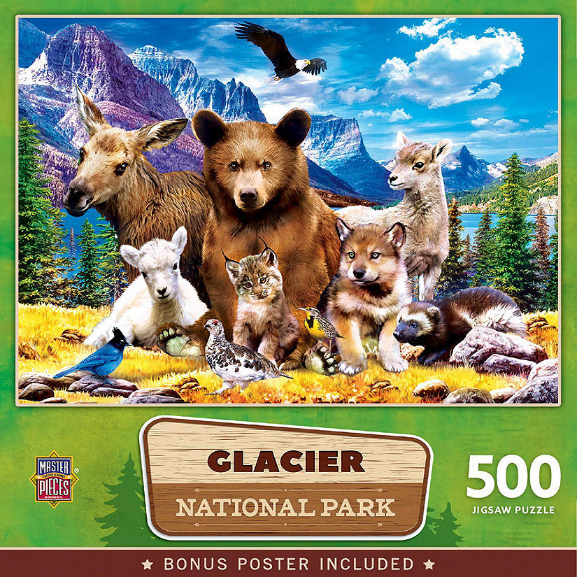 MasterPieces Glacier National Park 500 Piece Jigsaw Puzzle for Adults Image