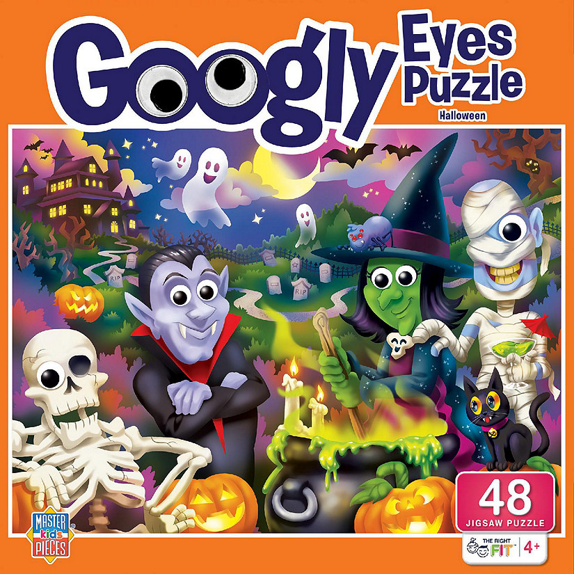 MasterPieces Googly Eyes - Freaky Friends 48 Piece Jigsaw Puzzle Image