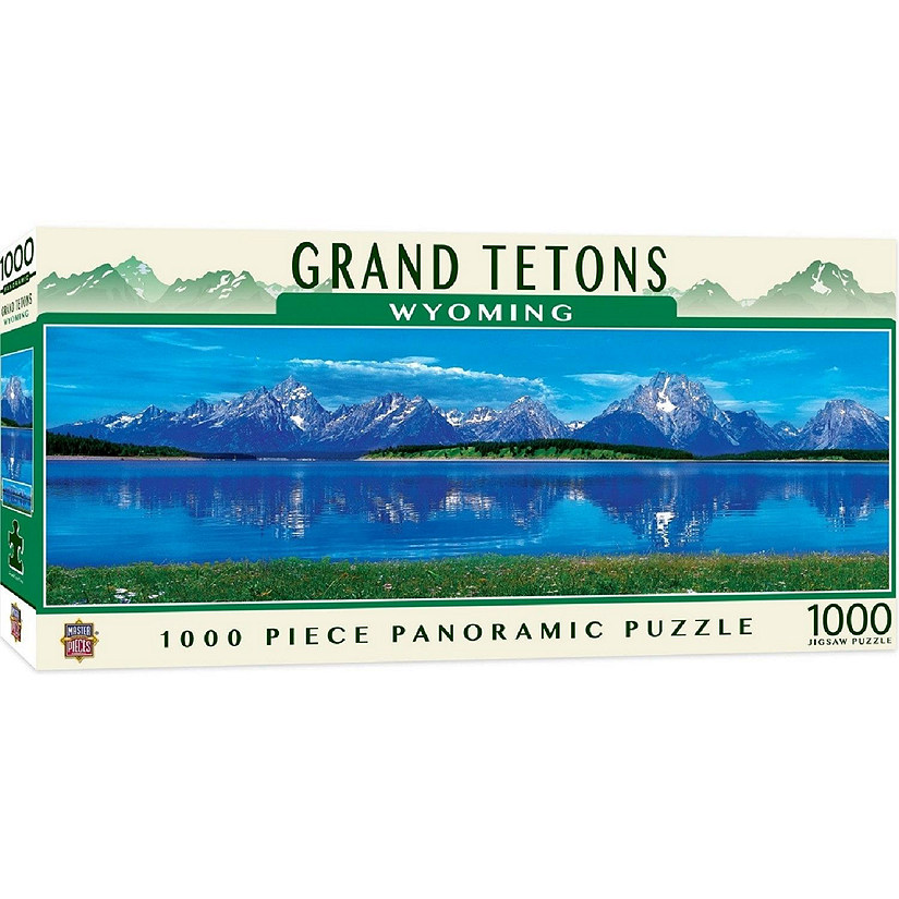 MasterPieces Grand Tetons 1000 Piece Panoramic Jigsaw Puzzle Image
