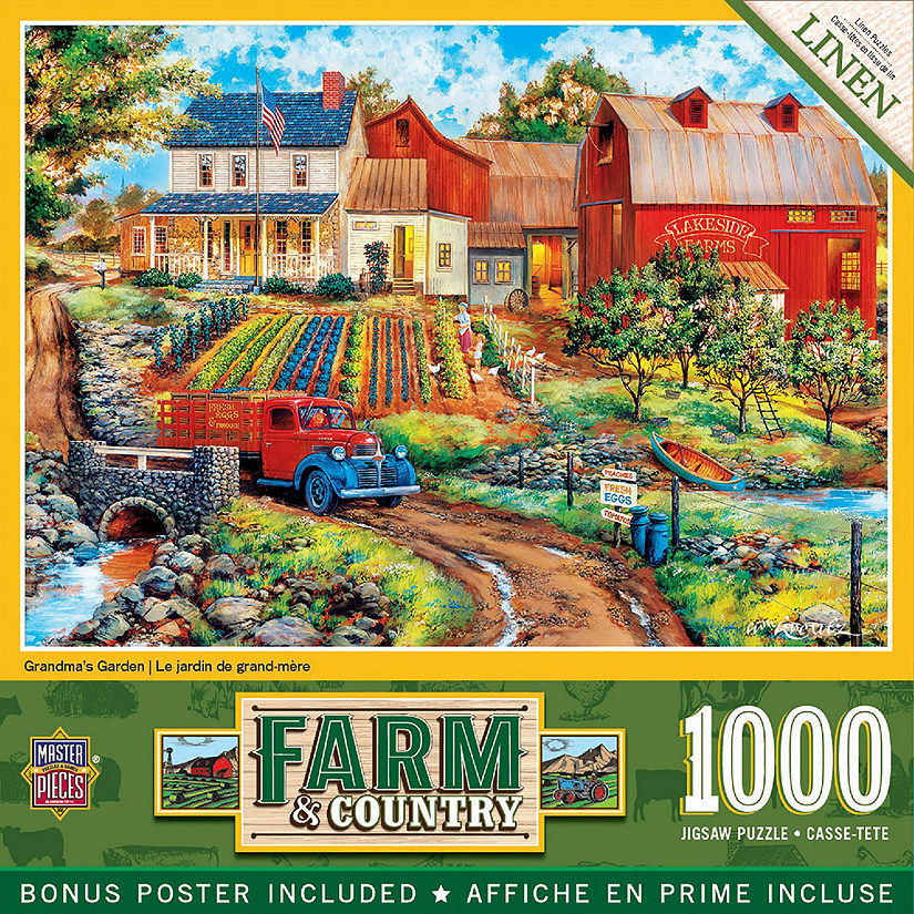 MasterPieces Grandma's Garden 1000 Piece Oriental Trading
