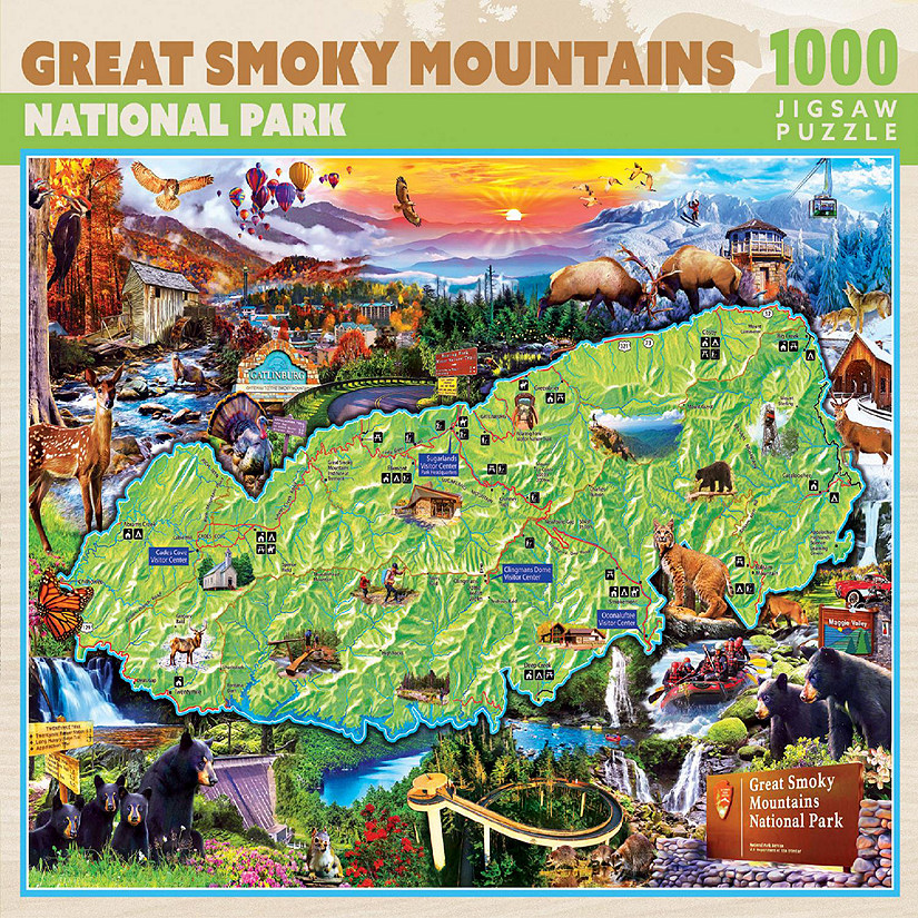 MasterPieces Great Smoky Mountains National Park 1000 Piece Puzzle Image