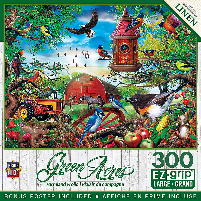 MasterPieces Green Acres - Farmland Frolic 300 Piece EZ Grip Puzzle Image