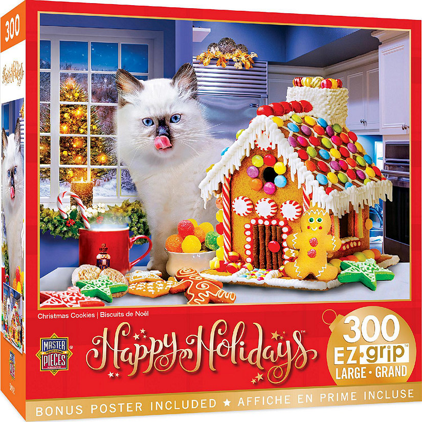 MasterPieces Happy Holidays - Christmas Cookies 300 Piece EZ Grip Puzzle Image