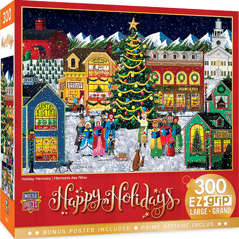 MasterPieces Happy Holidays - Holiday Harmony 300 Piece EZ Grip Puzzle Image