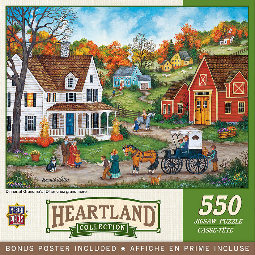 MasterPieces Heartland - Dinner at Grandmas 550 Piece Jigsaw Puzzle Image