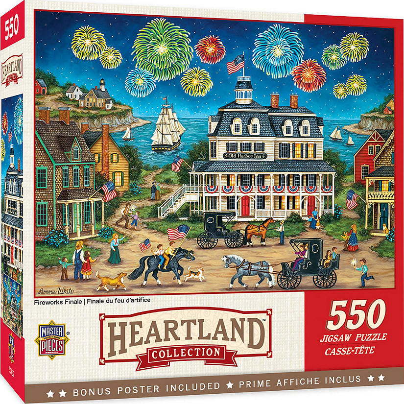 MasterPieces Heartland - Fireworks Finale 550 Piece Jigsaw Puzzle Image