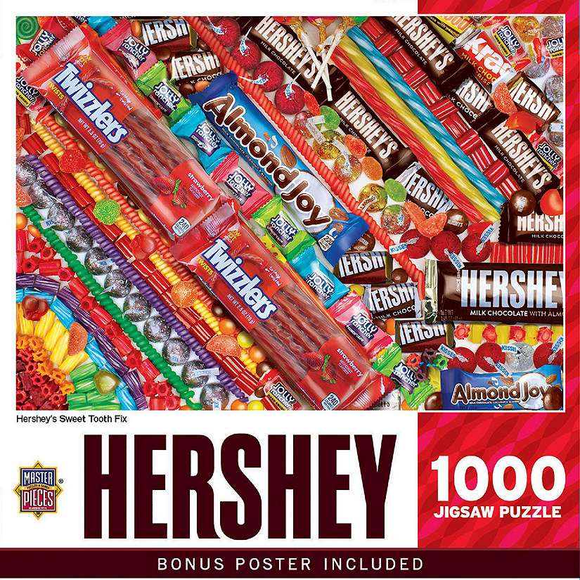 MasterPieces Hershey's Sweet Tooth Fix - 1000 Piece Jigsaw Puzzle Image