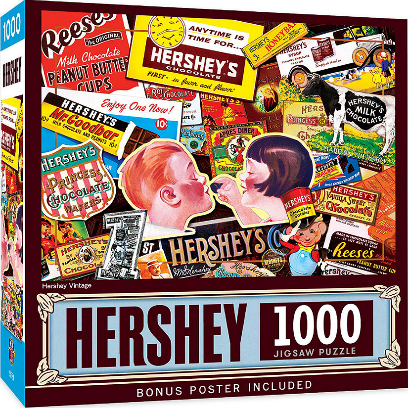 MasterPieces Hershey's Vintage - 1000 Piece Jigsaw Puzzle for Adults Image