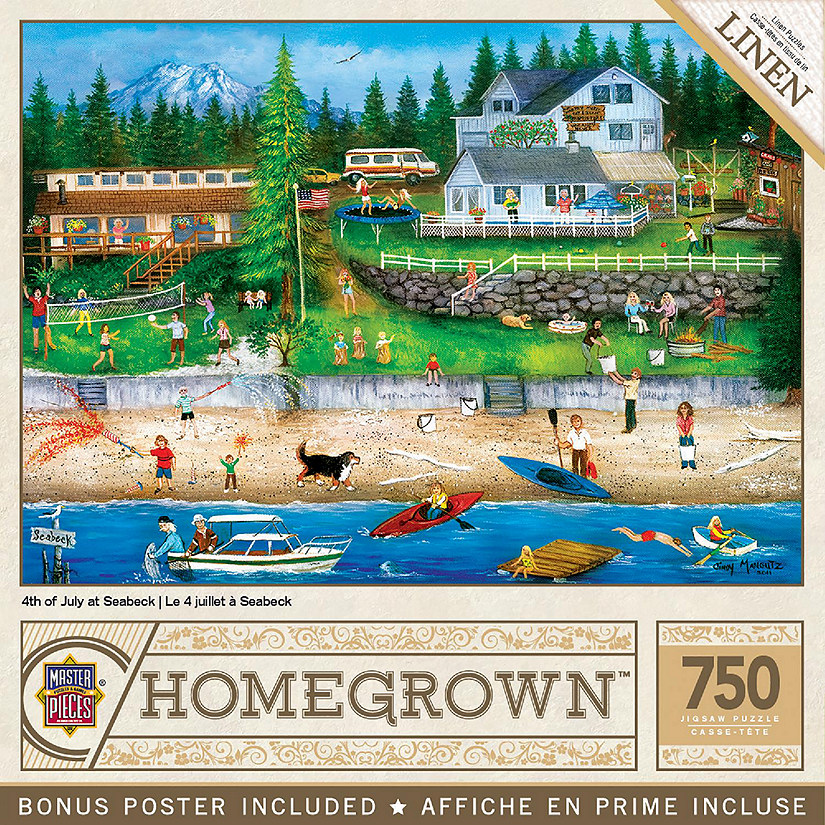 MasterPieces Homegrown 4th of July at Seabeck 750 Piece Jigsaw Puzzle Image