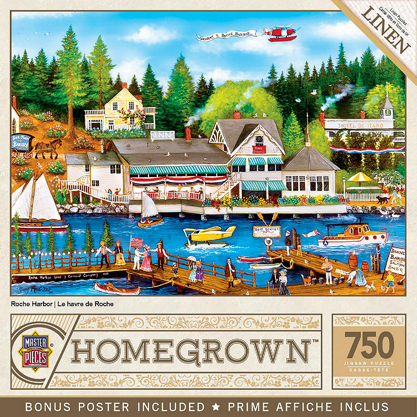 MasterPieces Homegrown - Roche Harbor 750 Piece Jigsaw Puzzle Image