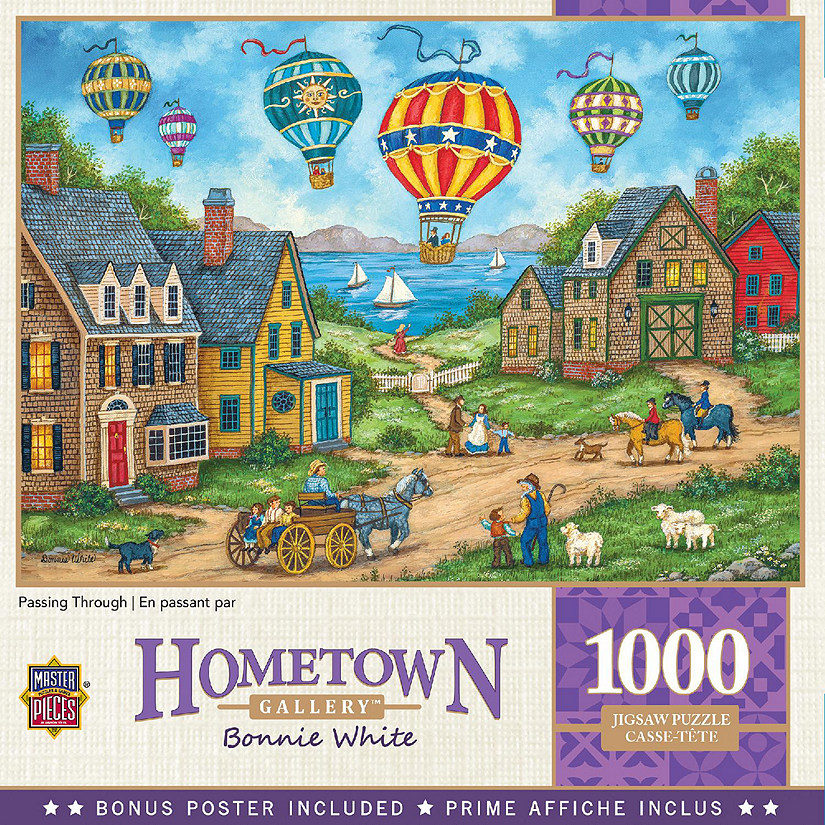 MasterPieces Hometown Gallery Passing Through 1000 Piece Jigsaw Puzzle Image