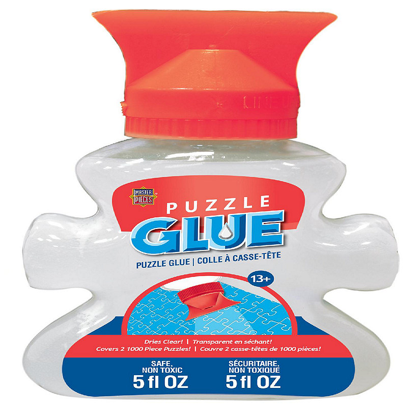 MasterPieces Jigsaw Puzzle Glue Shaped Bottle - 5 oz - Clear Image
