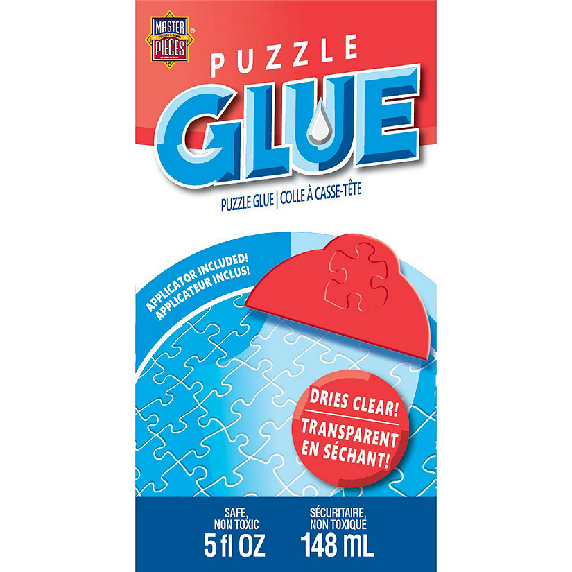 MasterPieces Jigsaw Puzzle Glue with Applicator - 5 oz - Clear Image