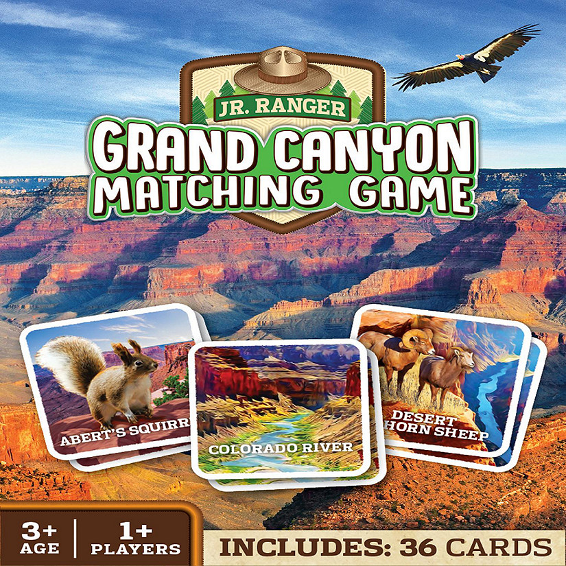 MasterPieces Jr. Ranger National Parks Matching Game for Kids Image