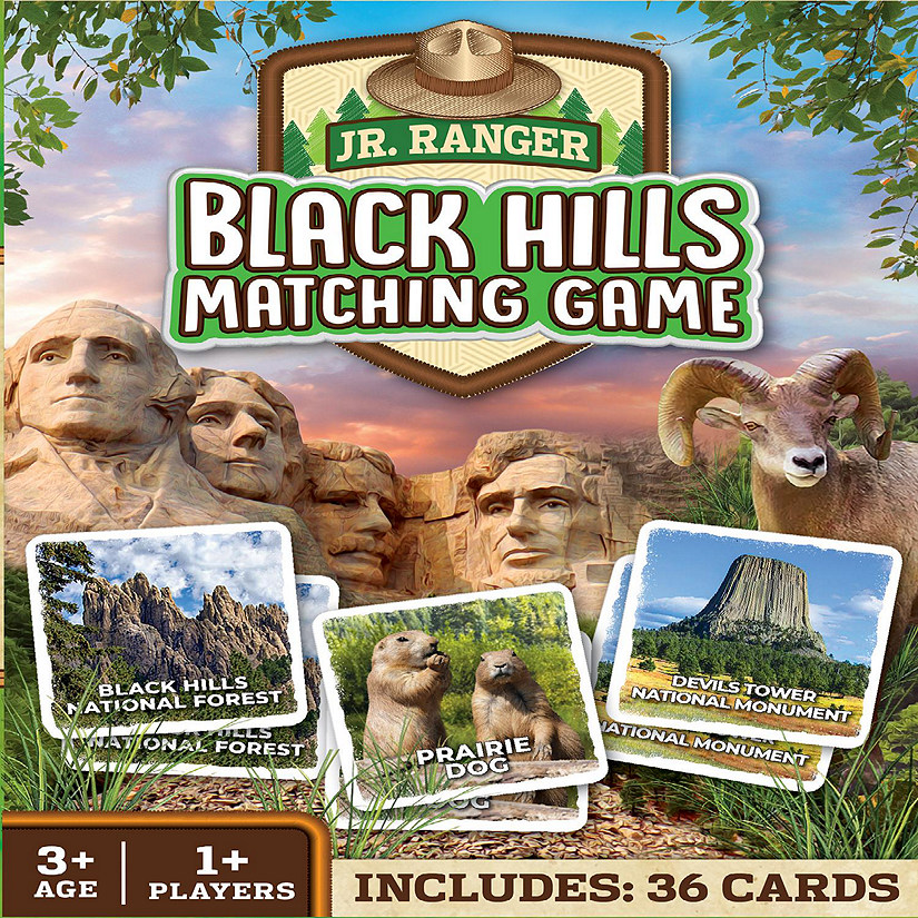 MasterPieces Jr Ranger - Black Hills Matching Game for Kids Image