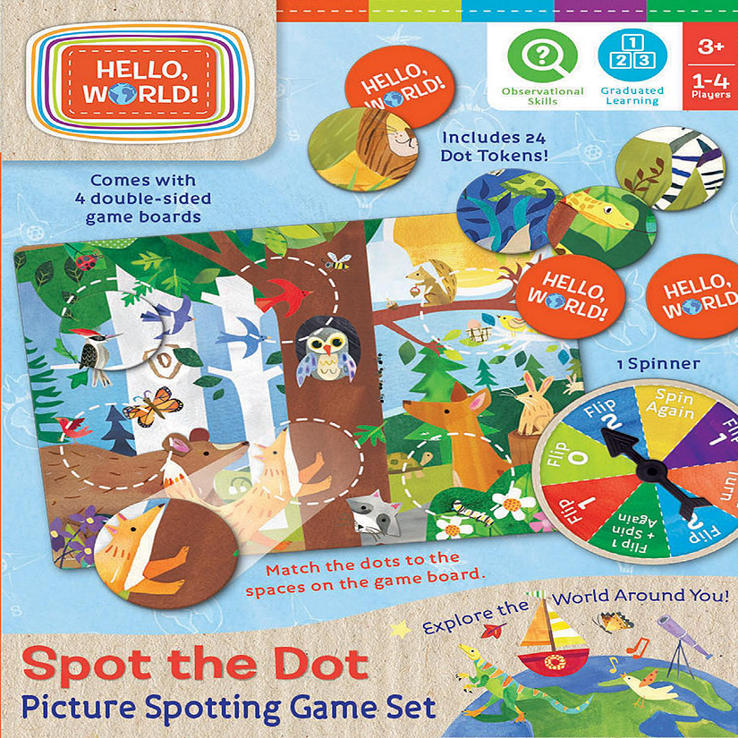 MasterPieces Kids Games - Hello, World! Spot the Dot Matching Game Image