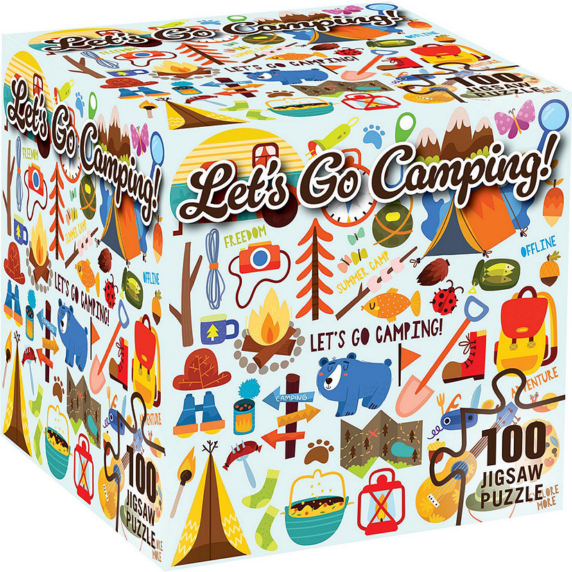 MasterPieces Let's Go Camping 100 Piece Jigsaw Puzzle for Kids Image