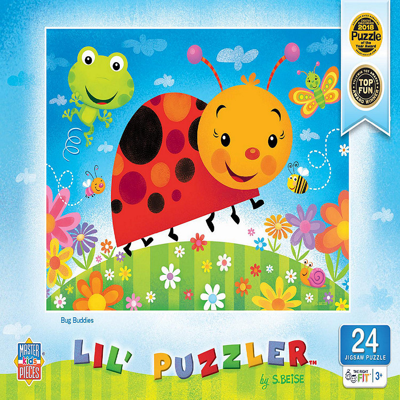 MasterPieces Lil Puzzler - Bug Buddies 24 Piece Jigsaw Puzzle Image