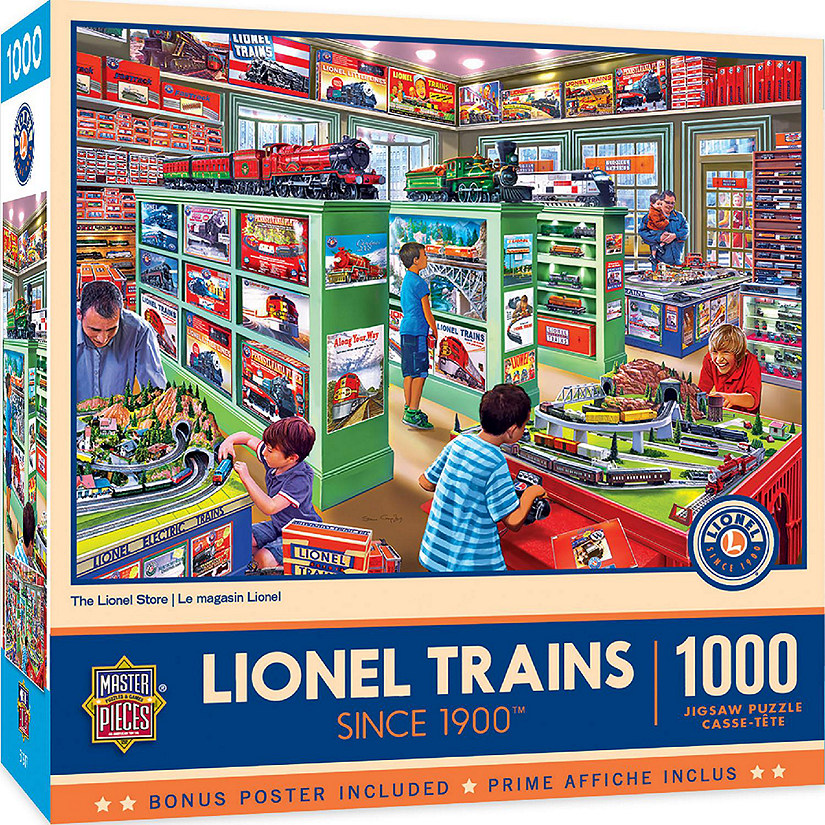 MasterPieces Lionel Trains - The Lionel Store 1000 Piece Jigsaw Puzzle Image