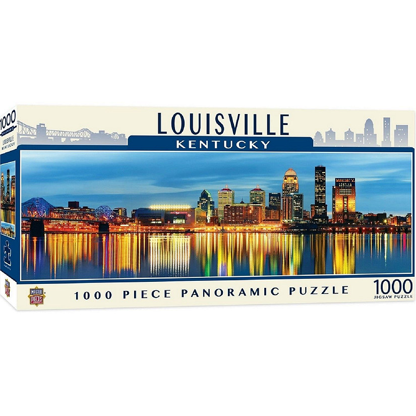 MasterPieces Louisville 1000 Piece Panoramic Jigsaw Puzzle for Adults Image