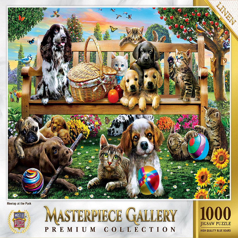 MasterPieces Masterpiece Gallery - Meetup at the Park 1000 Piece Puzzle Image