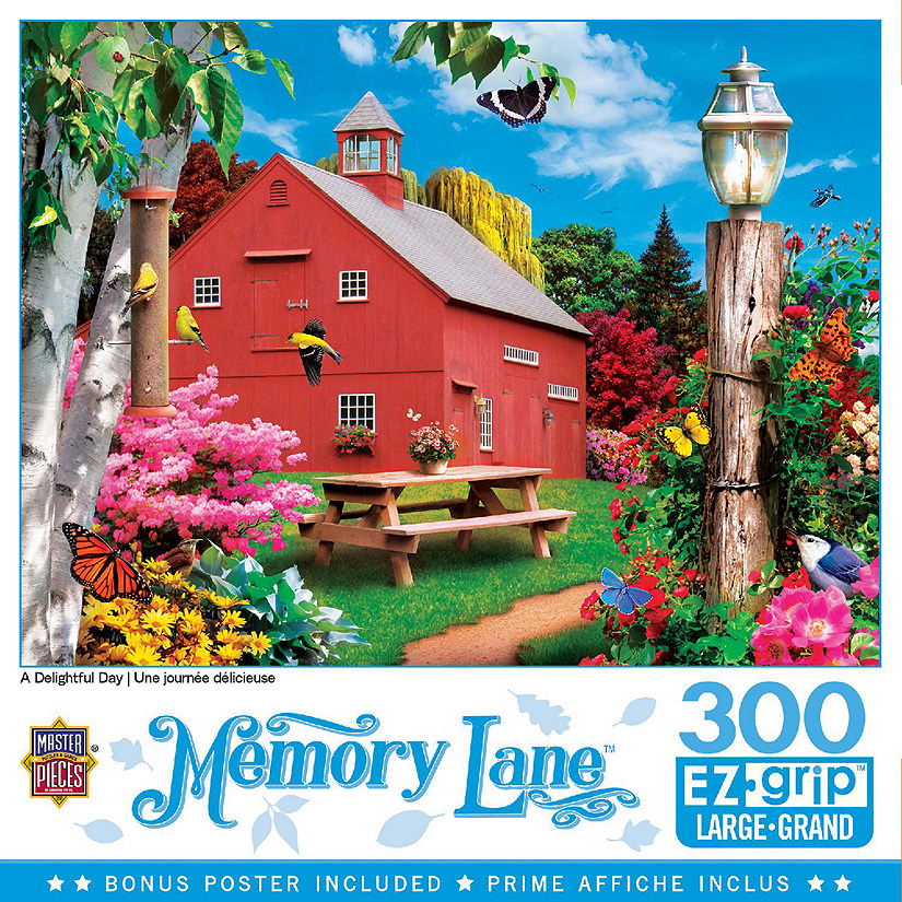 MasterPieces Memory Lane - A Delightful Day 300 Piece EZ Grip Puzzle Image