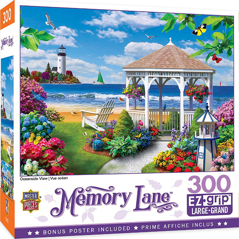 MasterPieces Memory Lane - Oceanside View 300 Piece EZ Grip Puzzle Image