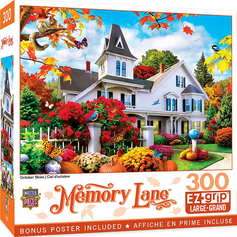 MasterPieces Memory Lane October Skies 300 Piece EZ Grip Jigsaw Puzzle Image