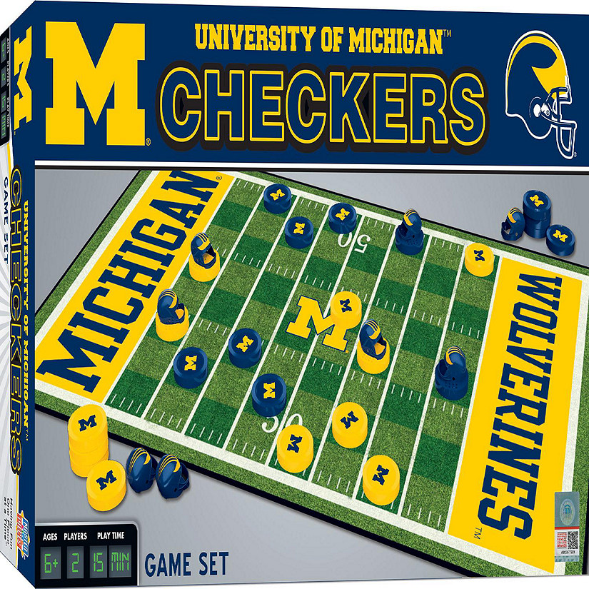 MasterPieces Michigan Checkers Image