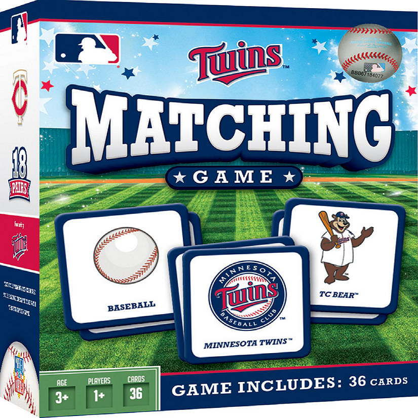 MasterPieces Minnesota Twins Matching game | Oriental Trading