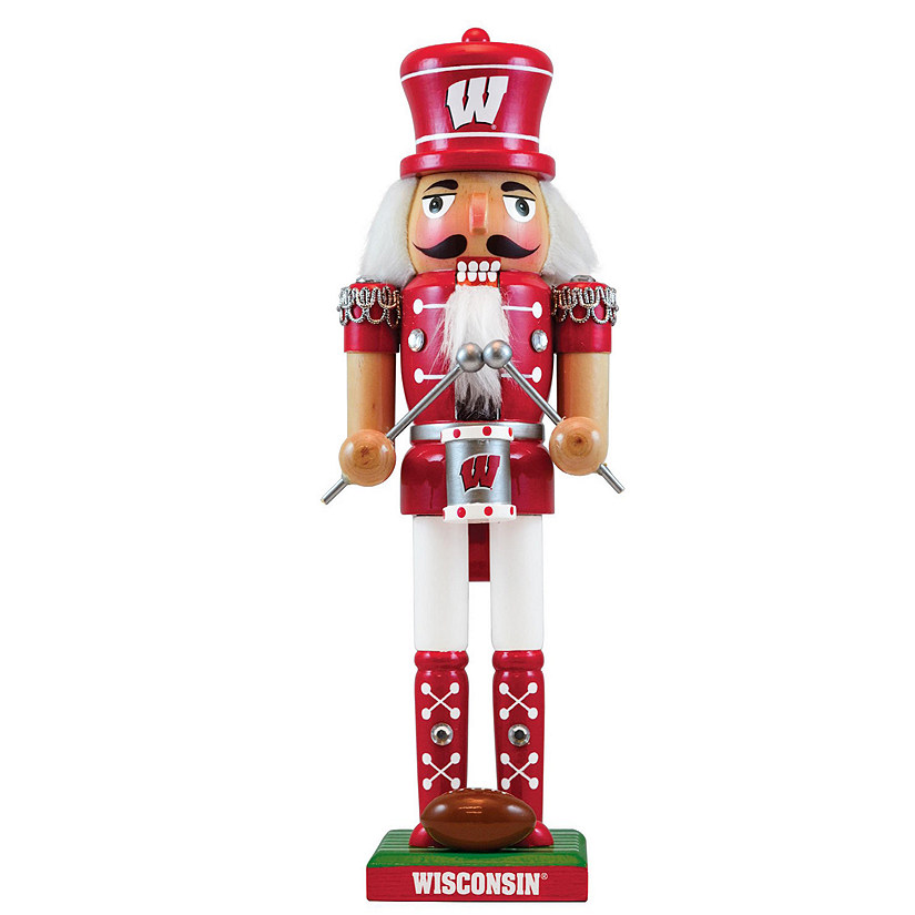MasterPieces NCAA Wisconsin Nutcracker Image