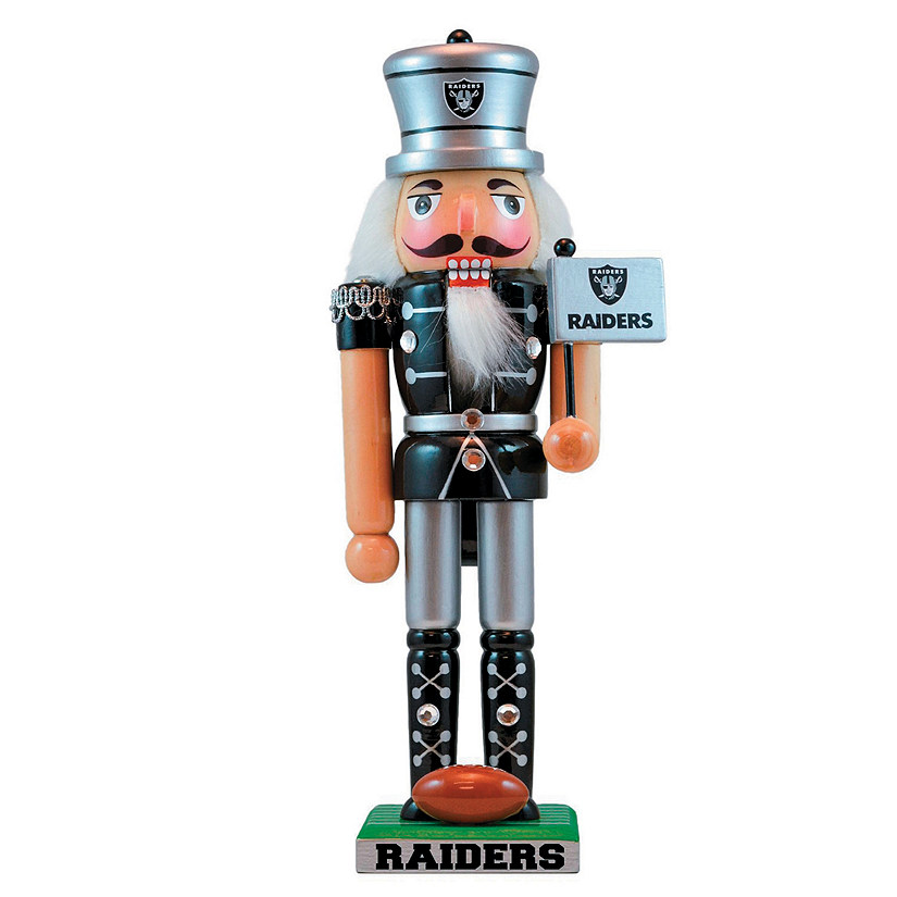 MasterPieces NFL Las Vegas Raiders Nutcracker Oriental Trading