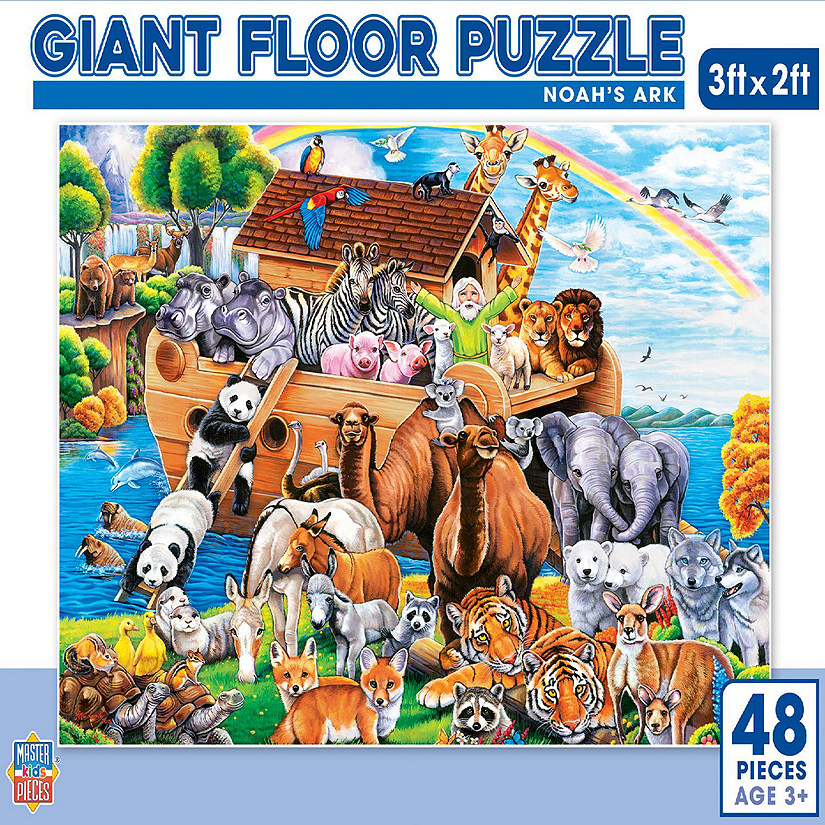 MasterPieces Noah's Ark 48 Piece Floor Jigsaw Puzzle for Kids Image