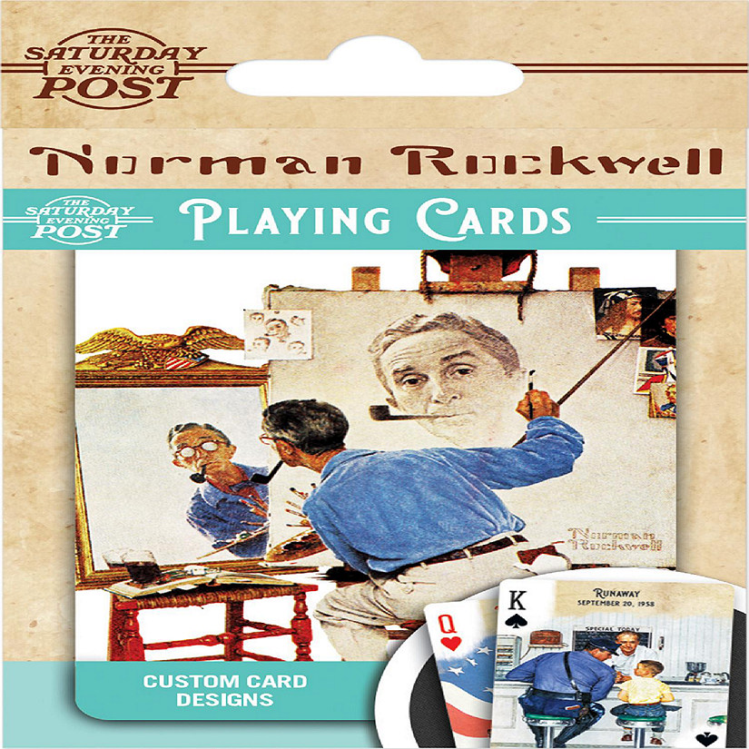 MasterPieces - Norman Rockwell Playing Cards - 54 Card Deck Image