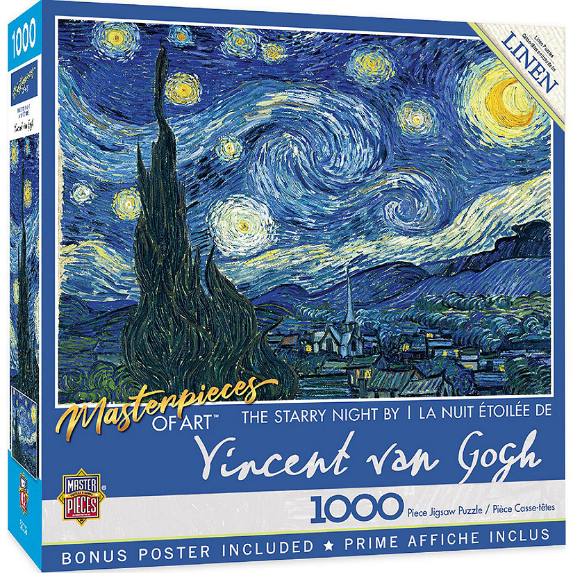 MasterPieces of Art - The Starry Night 1000 Piece Puzzle Image