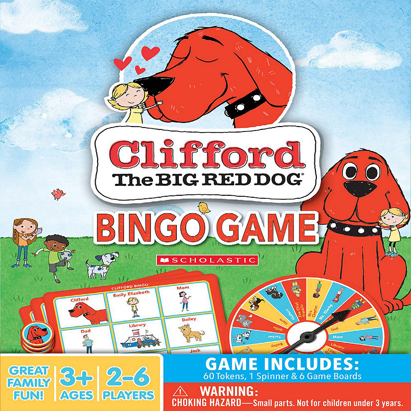 MasterPieces Officially Licensed Kids Games - Clifford - Bingo Game Image