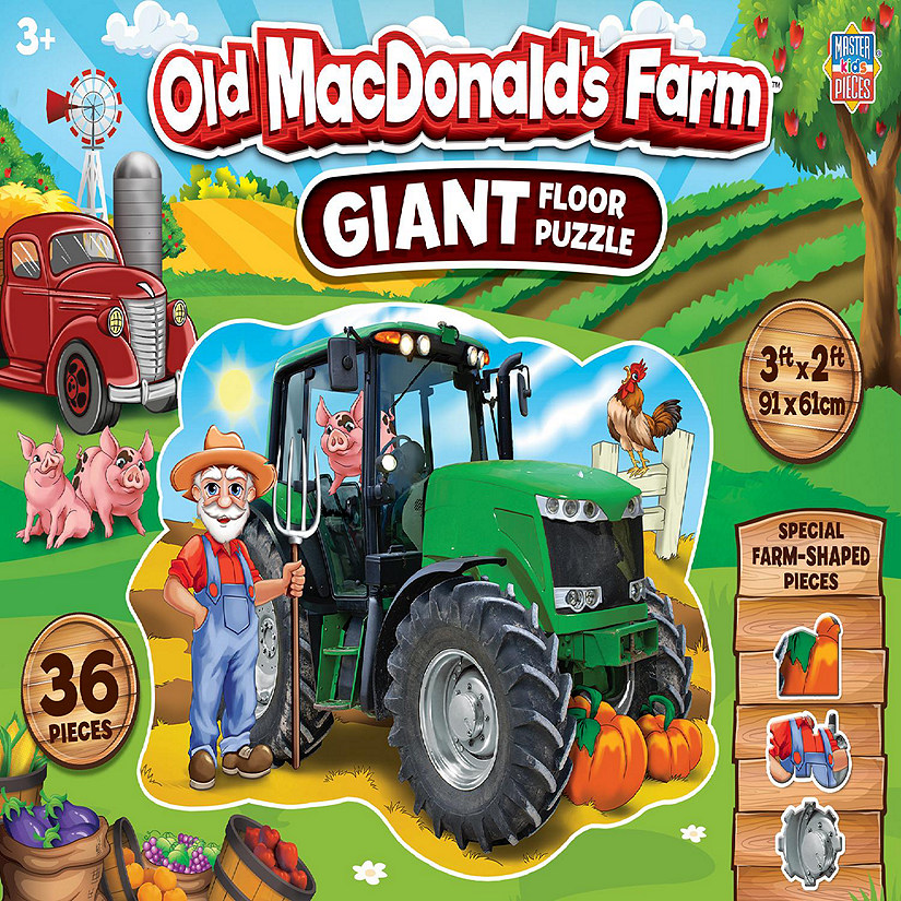 MasterPieces Old MacDonald Floor puzzle 36Piece Oriental Trading
