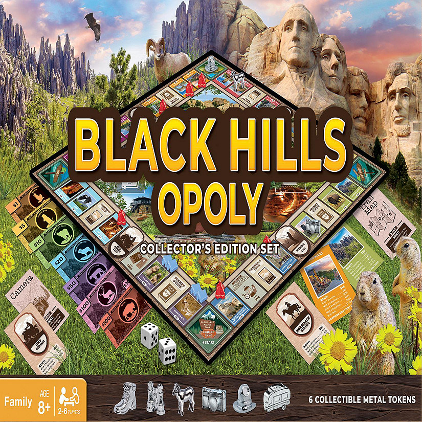 MasterPieces Opoly Family Board Games - Black Hills Opoly Image