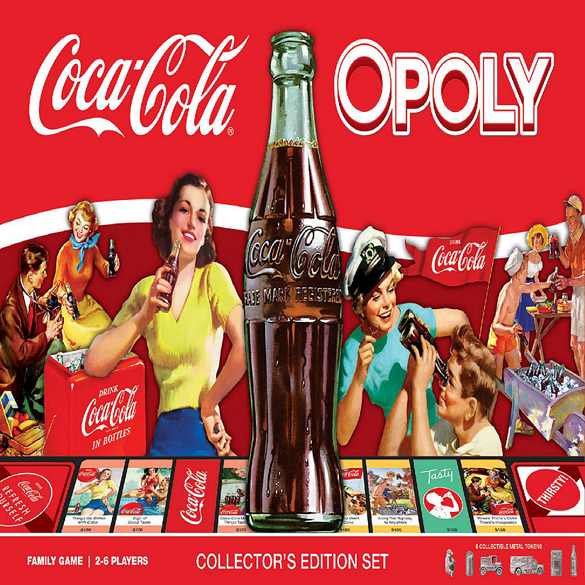 MasterPieces Opoly Family Board Games - Coca-Cola Opoly Image