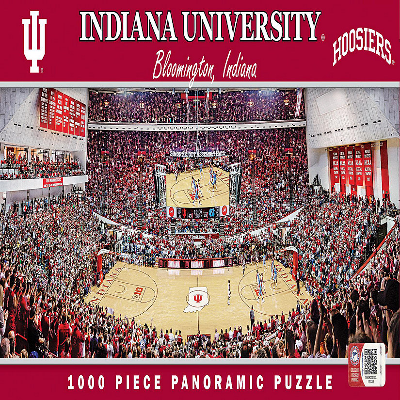 MasterPieces Panoramic Puzzle - NCAA Indiana Hoosiers Basketball Court Image