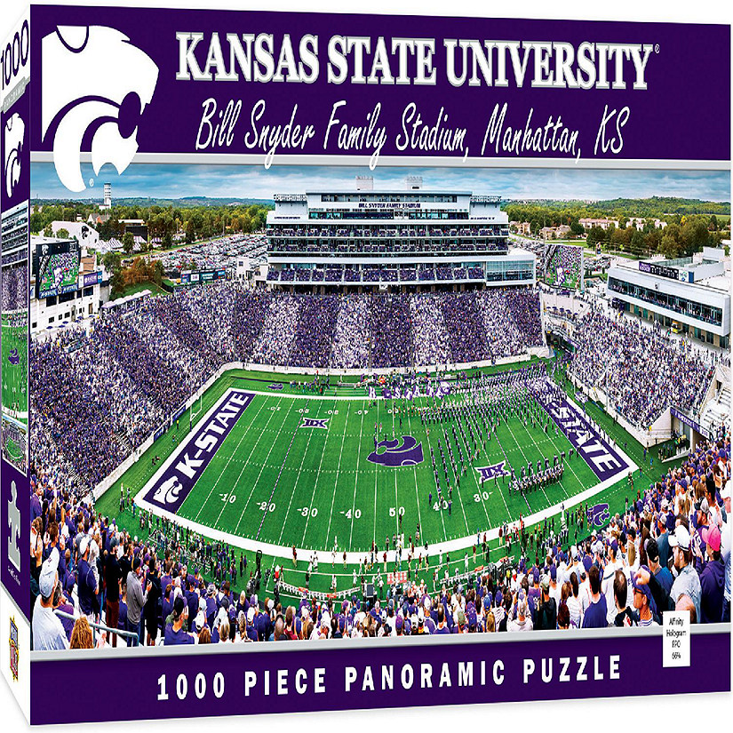 MasterPieces Panoramic Puzzle - NCAA Kansas State Wildcats Center View Image