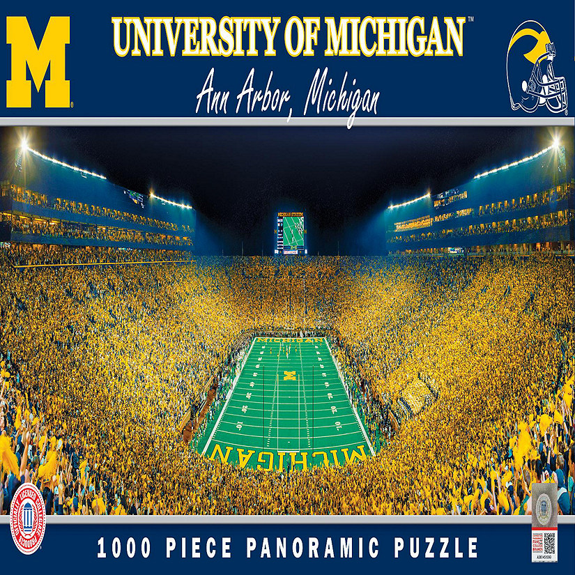 MasterPieces Panoramic Puzzle - NCAA Michigan Wolverines Endzone View Image