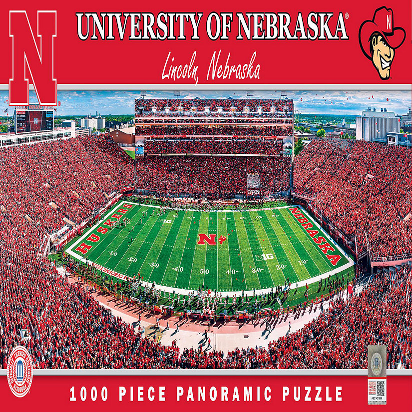 MasterPieces Panoramic Puzzle - NCAA Nebraska Cornhuskers Center View Image