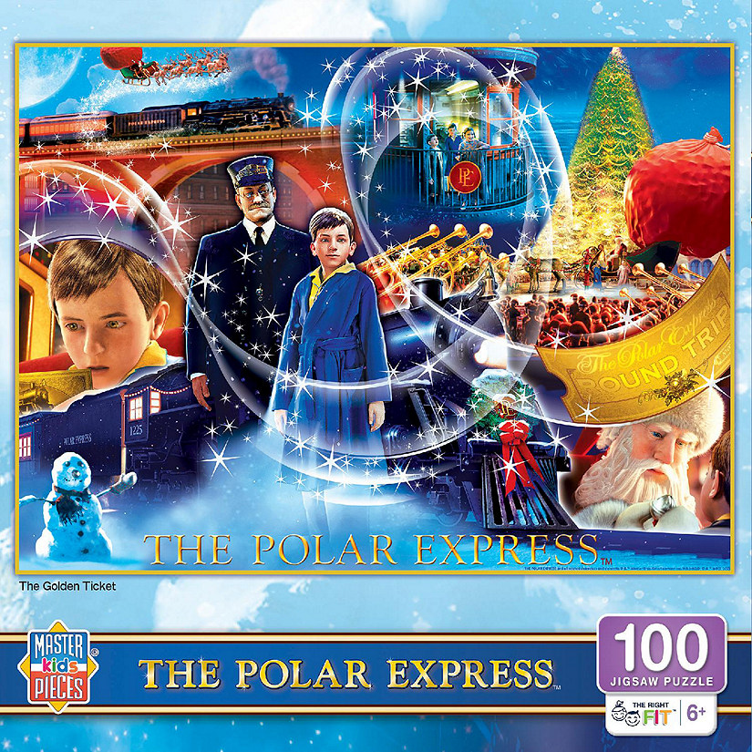 MasterPieces Polar Express The Golden Ticket100 Piece Oriental Trading