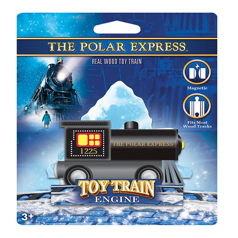 MasterPieces Polar Express Wooden Toy Train Engine For Kids Image