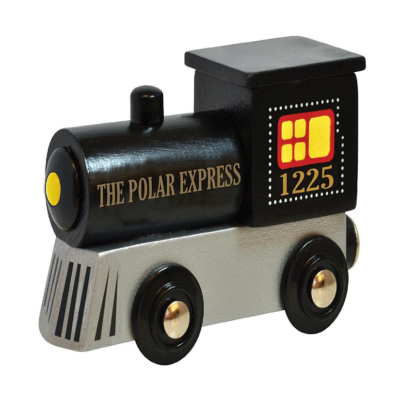 MasterPieces Polar Express Wooden Toy Train Engine For Kids Image