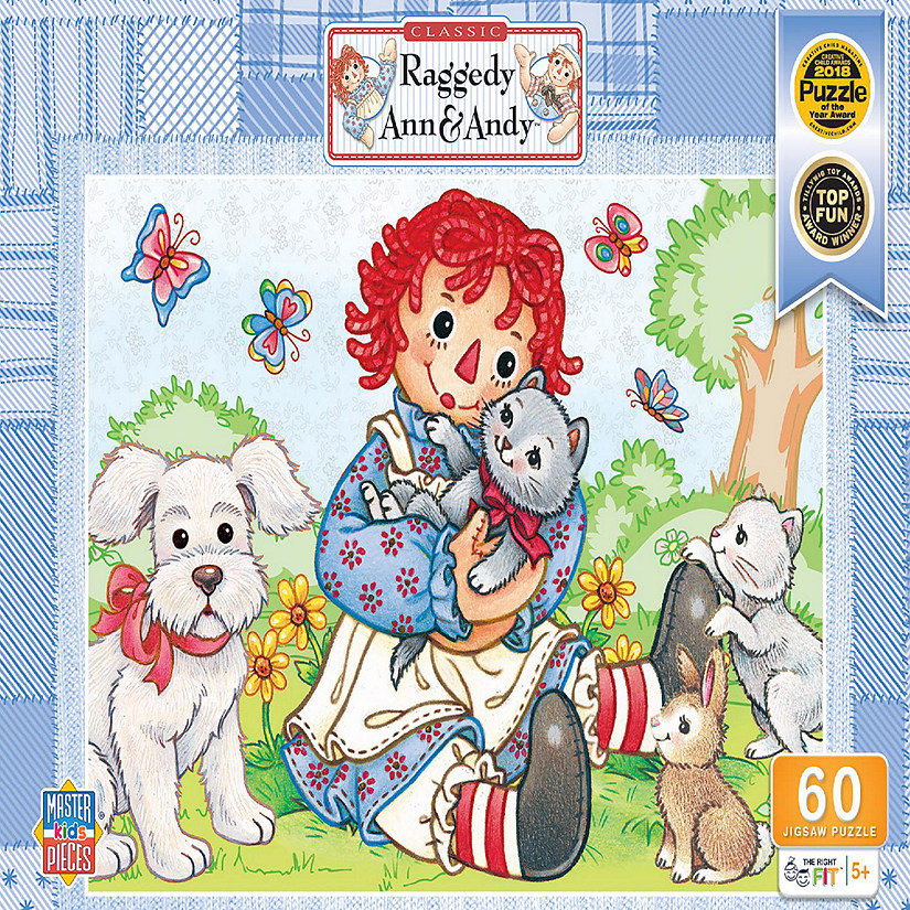 MasterPieces Raggedy Ann - Best Friends 60 Piece Jigsaw Puzzle Image